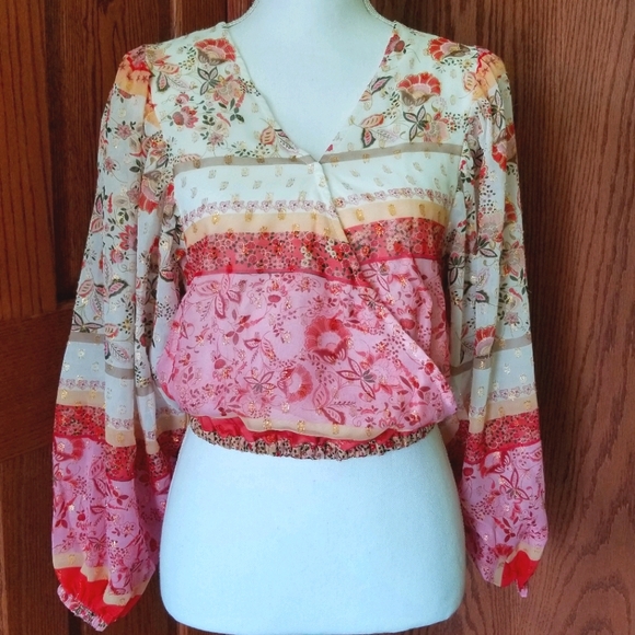 Q & A Tops - NWT Boho Style Blouse